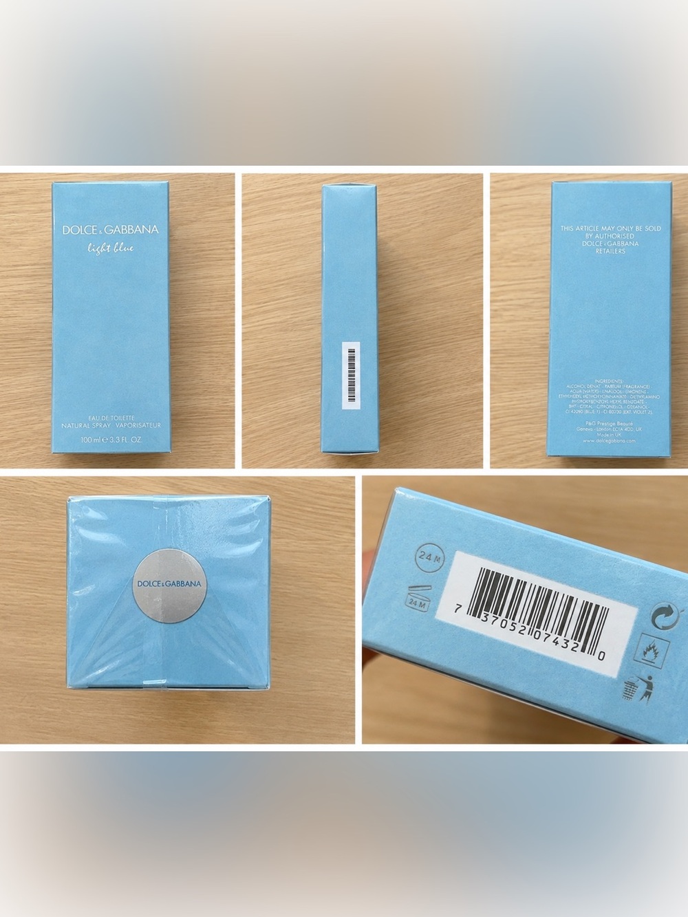 Dolce & Gabbana Light Blue Boxed Perfume - Light Blue